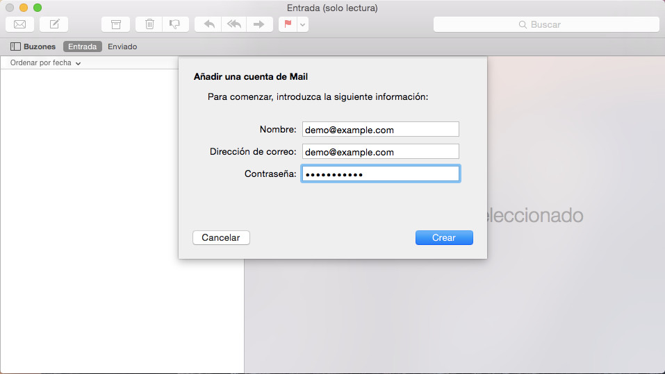 manual para configurar correo en mail mac